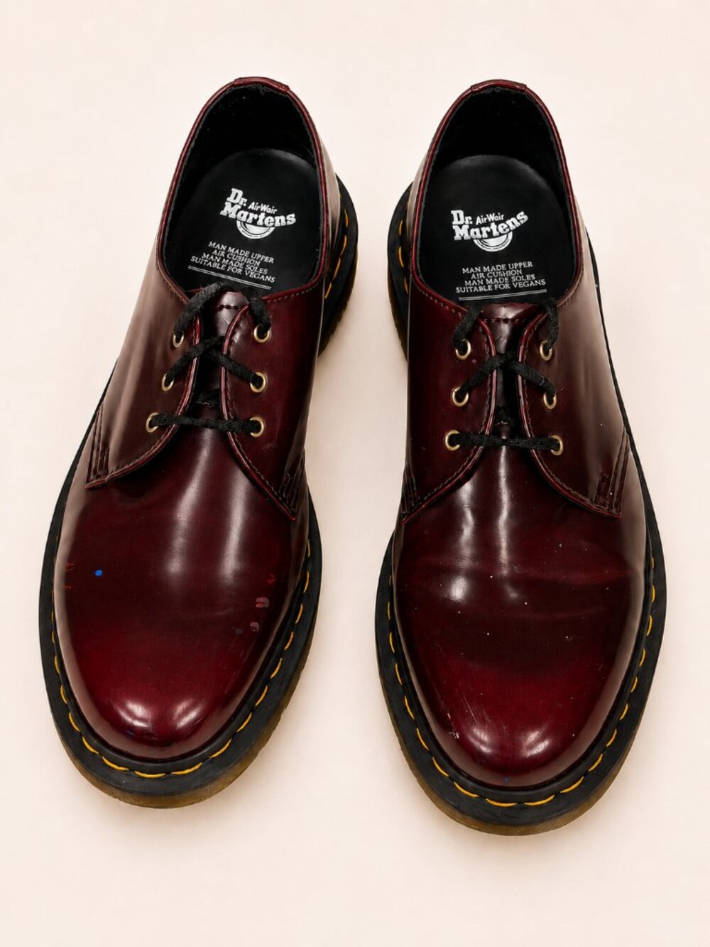 Doc. MARTENS Vegan 1461 Oxford Shoes Burgundy Oxblood Women’s size 9
